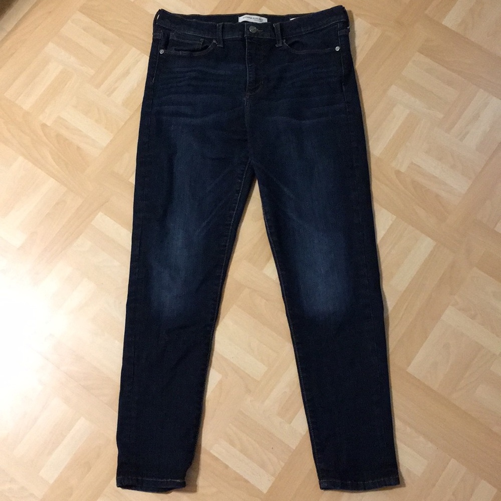 Banana Republic high rise skinny ankle jean